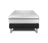 Ensemble Matelas Sommier 120x190 cm - Sommier Noir (en kit) - Vital Spa Noir