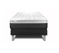 Ensemble Matelas Sommier 120x190 cm - Vital Soft Noir