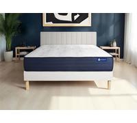 Ensemble Matelas Sommier 135x190 cm - ACTISOM - Actilatex Life - Latex - Très ferme - 10 ans garantie