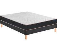 Ensemble Matelas Sommier 140 x 190 Vitality 1.1 140x190 + sommier gris fumé +pieds