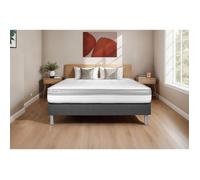 Ensemble VITAL RELAX 140 x 190 cm sommier Kit gris.