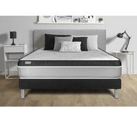 Ensemble VITAL ERGO 140 x 190 cm sommier kit noir