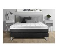 Ensemble VITAL SOFT 140 x 190 cm sommier Kit Noir