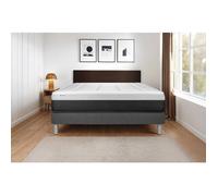 Ensemble Matelas Sommier 140x200 cm - Sommier Gris (en kit) - Vital Form Gris