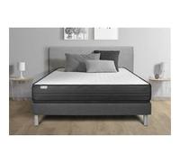 Ensemble VITALPOWER 140 x 200 cm sommier Kit gris