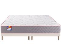 Ensemble Matelas Sommier 160 x 200 Au lit 160x200 + 2 sommiers sable pieds