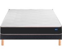 Ensemble Matelas Sommier 160 x 200 Vitality 1.1 160x200 + sommier gris foncé +pieds