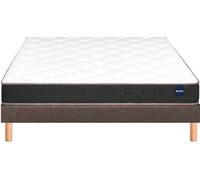 Ensemble Matelas Sommier 160 x 200 Vitality 2.1 160x200 + sommier marron +pieds