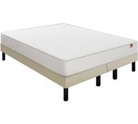 Ensemble Matelas Sommier 160 x 200 Voyage 160x200 + 2 sommiers lin pieds