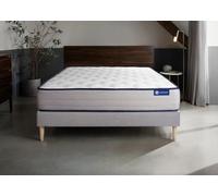 Ensemble Matelas Sommier 160x190 cm - Actiflex Form - Sommier Kit Gris