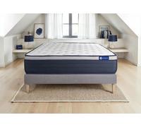 Ensemble Matelas Sommier 160x190 cm - Actiflex Max - Sommier Kit Gris