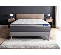 Ensemble Matelas Sommier 160x190 cm - Actiflex Plus - Sommier Kit Gris