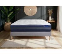 Ensemble Matelas Sommier 160x190 cm - Actiflex Tech - Sommier Kit Gris