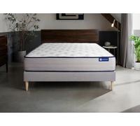 Ensemble Matelas Sommier 160x190 cm - Actilatex Form - Sommier Kit Gris