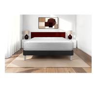 Ensemble Matelas Sommier 160x190 cm - Sommier Noir (en kit) - Vitalmemo Noir