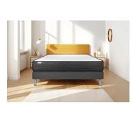 Ensemble Matelas Sommier 160x200 cm - Sommier Gris (déjà monté) - Vitalpower Gris