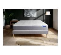 Ensemble matelas ACTIMEMO DREAM memoire de forme 160x200 cm 5zones de confort + sommier KIT gris