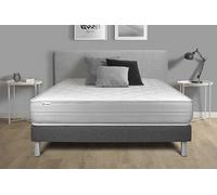 Vitalit Ensemble matelas sommier VITALMEMO 160 x 200 cm Gris (déjà monté)