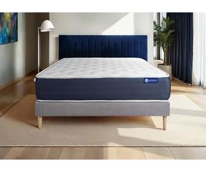 Ensemble Matelas Sommier 160x210 cm - ACTISOM - Actilatex Sleep - Latex - 22 cm - 2 places
