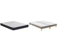 Ensemble Matelas Sommier 180 x 200 Vitality 1.1 180x200 + 2 sommiers moka +pieds