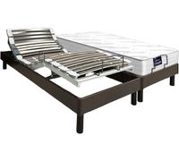 Ensemble Matelas Sommier 2 x 80 x 200 Pack Primo 2x80, Mousse HR 35 kg/m3, 20 cm
