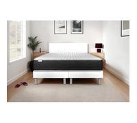 Vitalit Ensemble Matelas et Sommiers VITALMEMO ONE 200 x 200 cm 2 sommiers blancs