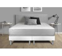 Vitalit Ensemble matelas sommier VITALMEMO 200 x 200 cm - 2 sommiers blancs (2x100x200 cm)