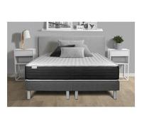 Vitalit Ensemble matelas et sommier VITALMEMO ONE 180 x 200 cm Gris