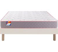 Ensemble Matelas Sommier 80 x 190 Au lit 80x190 + sommier sable + pieds