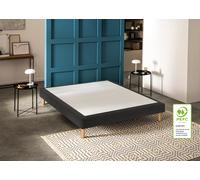Ensemble matelas + sommier 80 x 190 cm Tisse gris fume - Bultex ensemble smart night