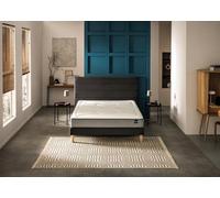 Ensemble matelas + sommier 80 x 200 cm Tisse gris fume - Bultex ensemble smart night