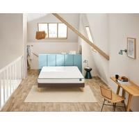 Ensemble matelas + sommier 80 x 200 cm trame marron - Bultex ensemble basicly