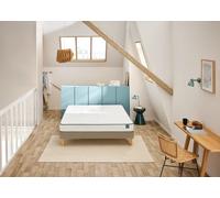 Ensemble matelas + sommier 90 x 190 cm enduit moka - Bultex ensemble basicly