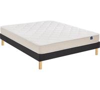 Ensemble Matelas Sommier 90 x 190 Easy Start 0919 + Sommier ferme + Pieds