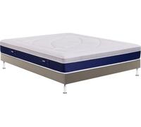 Ensemble Matelas Sommier 90 x 190 Repose 0919, Sommier Multiplis, Moka