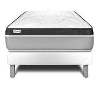 Vitalit Ensemble matelas et sommier Vital Ergo 90 x 190 cm Kit blanc