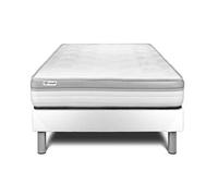 Ensemble VITAL RELAX 90 x 190 cm sommier Kit blanc