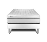 Ensemble VITAL SPA 90 x 190 cm sommier Kit blanc