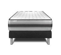 Ensemble VITALPOWER RECOVER 90 x 190 cm sommier Kit noir