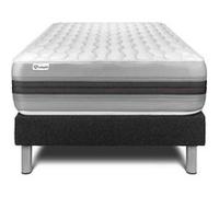 Vitalit Ensemble Matelas et sommier VITALSPRING RECOVER 90 x 190 cm Kit noir
