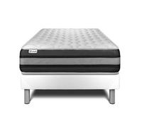 Ensemble VITALSPRING ZEN 90 x 190 cm sommier Kit blanc