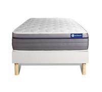 Ensemble Matelas Sommier 90x200 cm - ActiMemo Zen