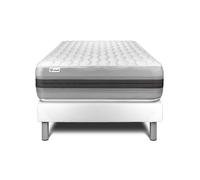 Ensemble Matelas Sommier 90x200 cm - Sommier Blanc (en kit) - Vitalspring Recover Blanc