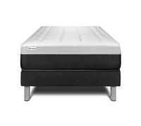 Ensemble VITAL FORM 90 x 200 cm sommier kit noir