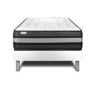 Ensemble VITALPOWER ZEN 90 x 200 cm sommier Kit blanc