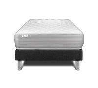 Ensemble VITALMEMO 90 x 200 cm sommier Kit noir
