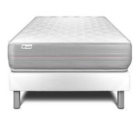 Ensemble VITALMEMO 90x200cm sommier kit blanc