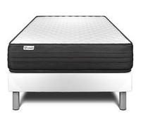 Vitalit Ensemble matelas et sommier VITALPOWER Mémoire de forme ProfiZone 20 cm Ferme 90x200 blanc
