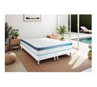 Ensemble PERFORM 160x200 Mousse a memoire de forme ProfiZone 5 zones Ultra epaisseur