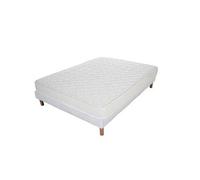 Ensemble matelas mousse Confort + et sommier 140x190 hauteur 17cm